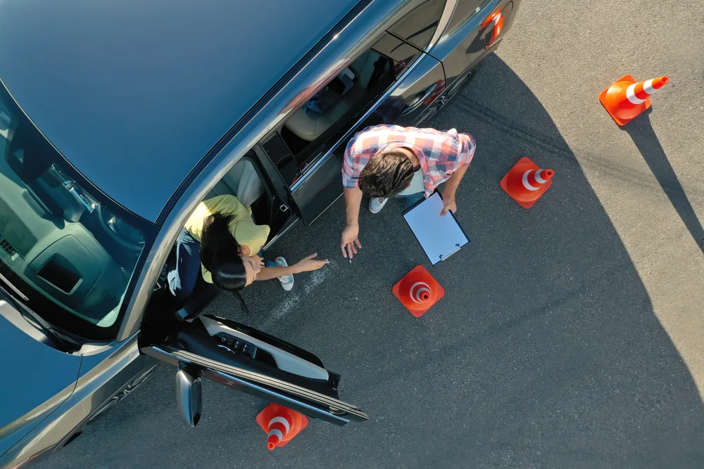 DVSA-approved driving instructor teaching a lesson in Crook